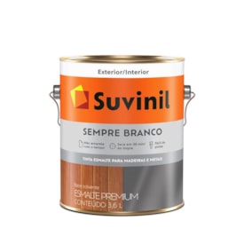 Tinta Suvinil Esmalte Sempre Branco Acetinado 3,6L