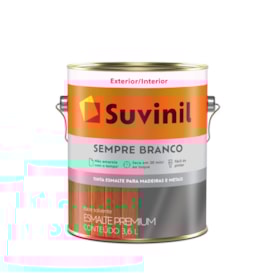 Tinta Suvinil Esmalte Sempre Branco Brilhante 3,6L