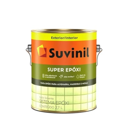 Tinta Suvinil Esmalte Super Epóxi Branco Brilhante 2,7L