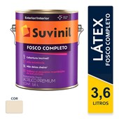 Tinta Suvinil Látex acrílica Fosco Completo 3,6 litros Perola