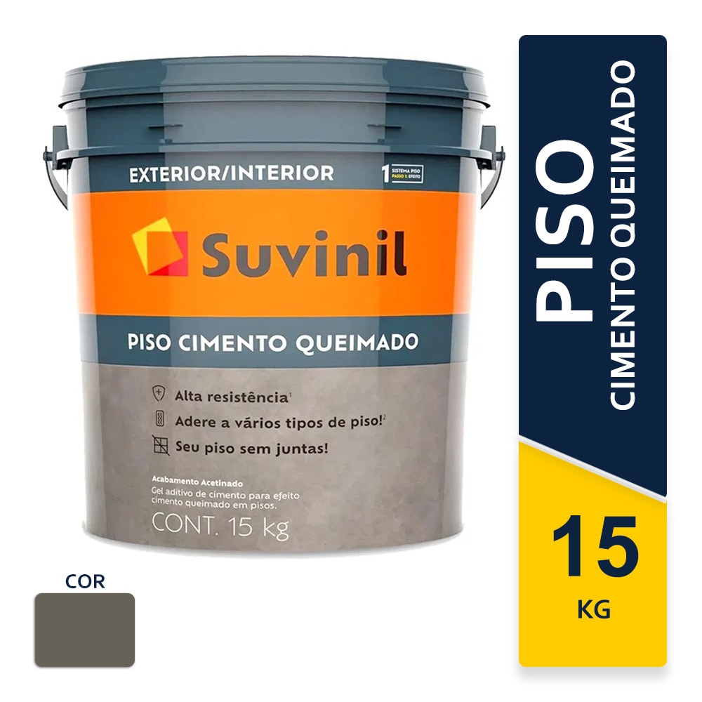 Tinta Suvinil Piso Cimento Queimado 15 Kg