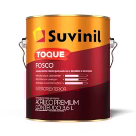 Tinta Suvinil Toque Fosco Completo Gelo 3,6L - 50839916
