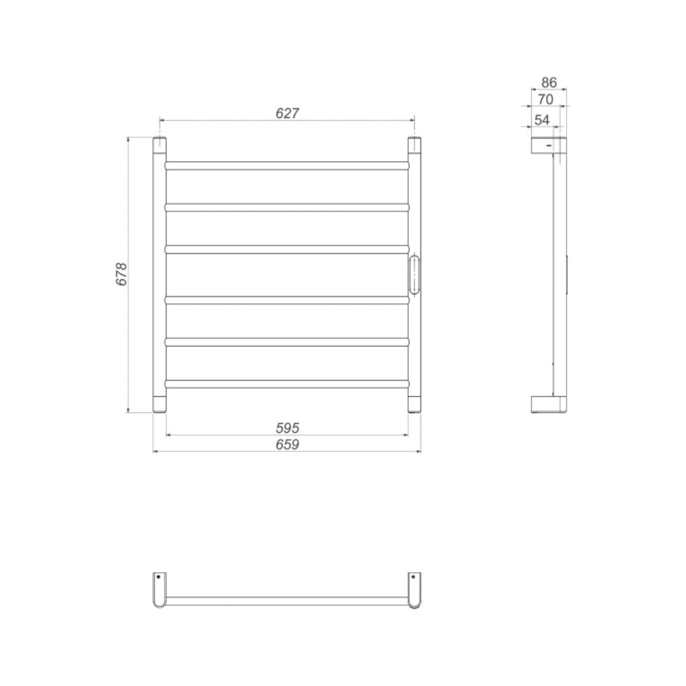 Toalheiro Térmico de Parede Deca You 110v Cromado - 2044.C110D.AQC