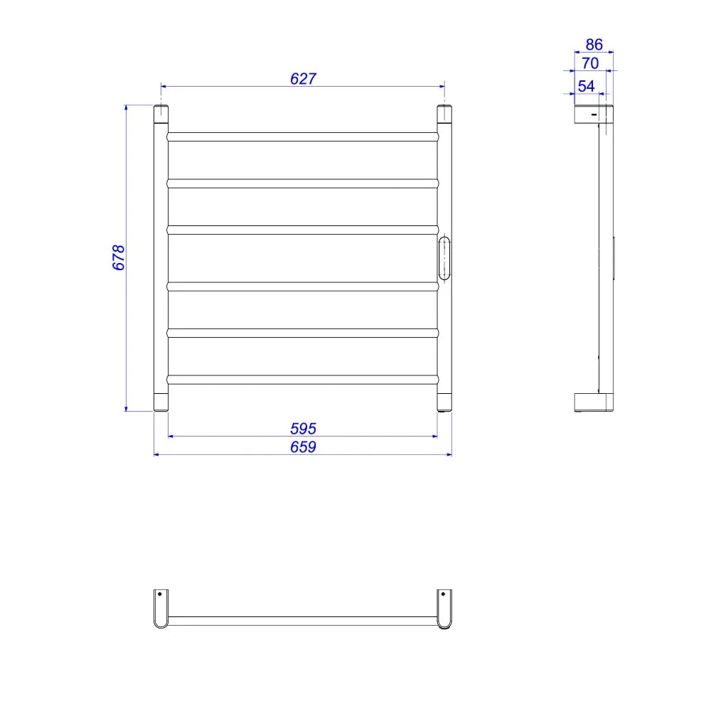 Toalheiro Térmico de Parede Deca You 220v Cromado - 2044.C220D.AQC
