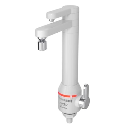 Torneira Elétrica Hydra Puravitta com Purificador Mesa 127V 5500w Branca - TBPV.EF.551BR