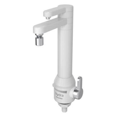 Torneira Elétrica Hydra Puravitta com Purificador Mesa 127V 5500w Branca - TBPV.EF.551BR