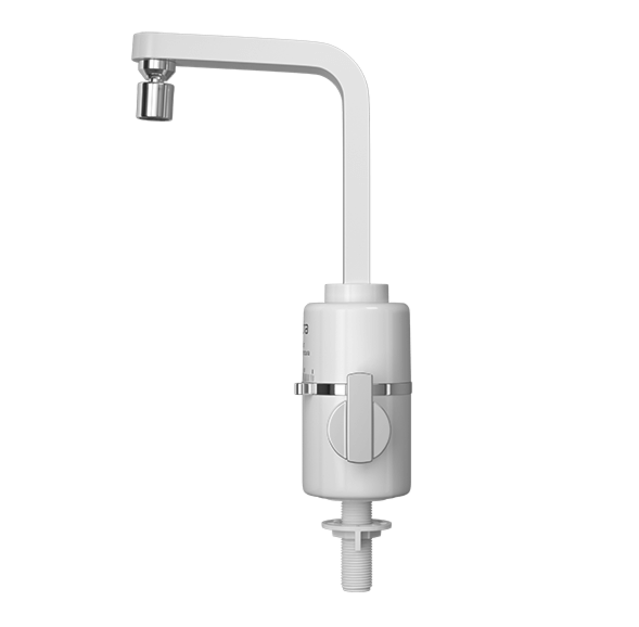 Torneira Elétrica Hydra Slim Bica Alta Mesa 127v 5500w Branca - TBSL.4.551BR