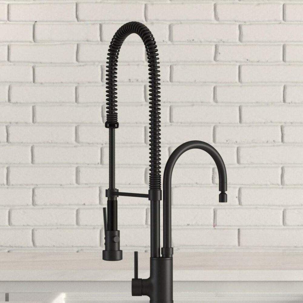 Torneira Misturador Monocomando para Cozinha Deca Gourmet Black Matte - 2280.BL.MT