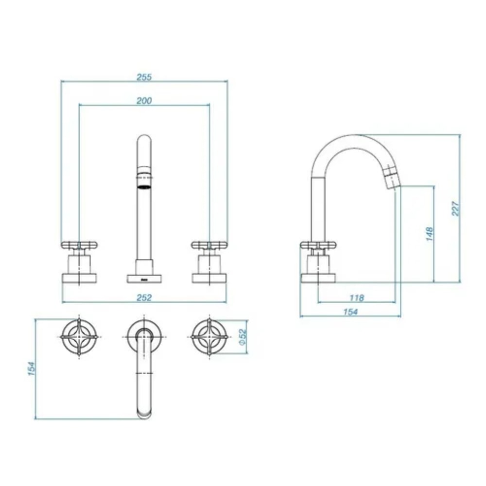 Torneira Misturador para Banheiro Deca Flex Mesa Cromado - 1877.C20.CLM