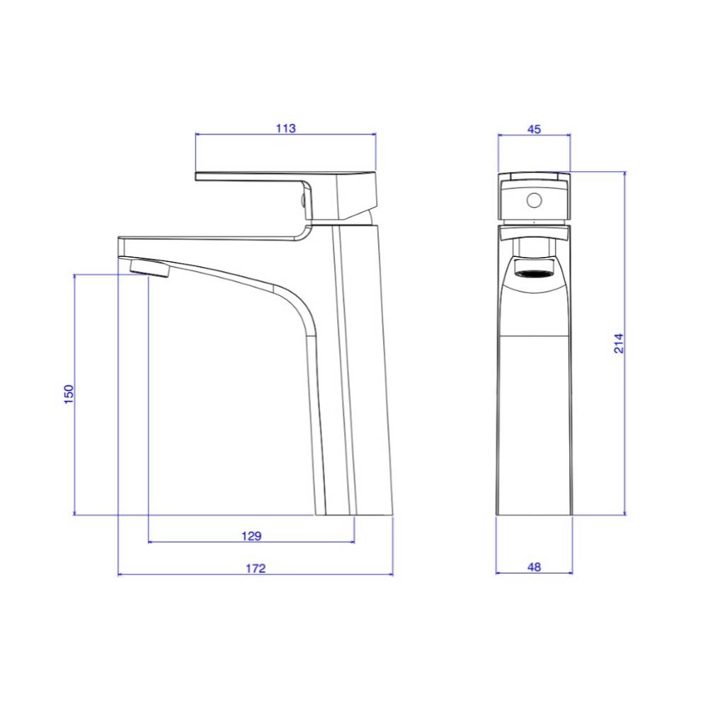 Torneira Misturador para Banheiro Deca Level Mesa Black - 2880.BL26.NO