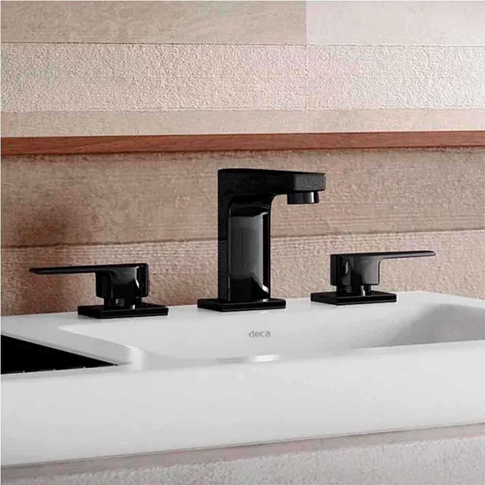 Torneira Misturador para Banheiro Deca Level Mesa Black Matte - 1875.BL26.MT