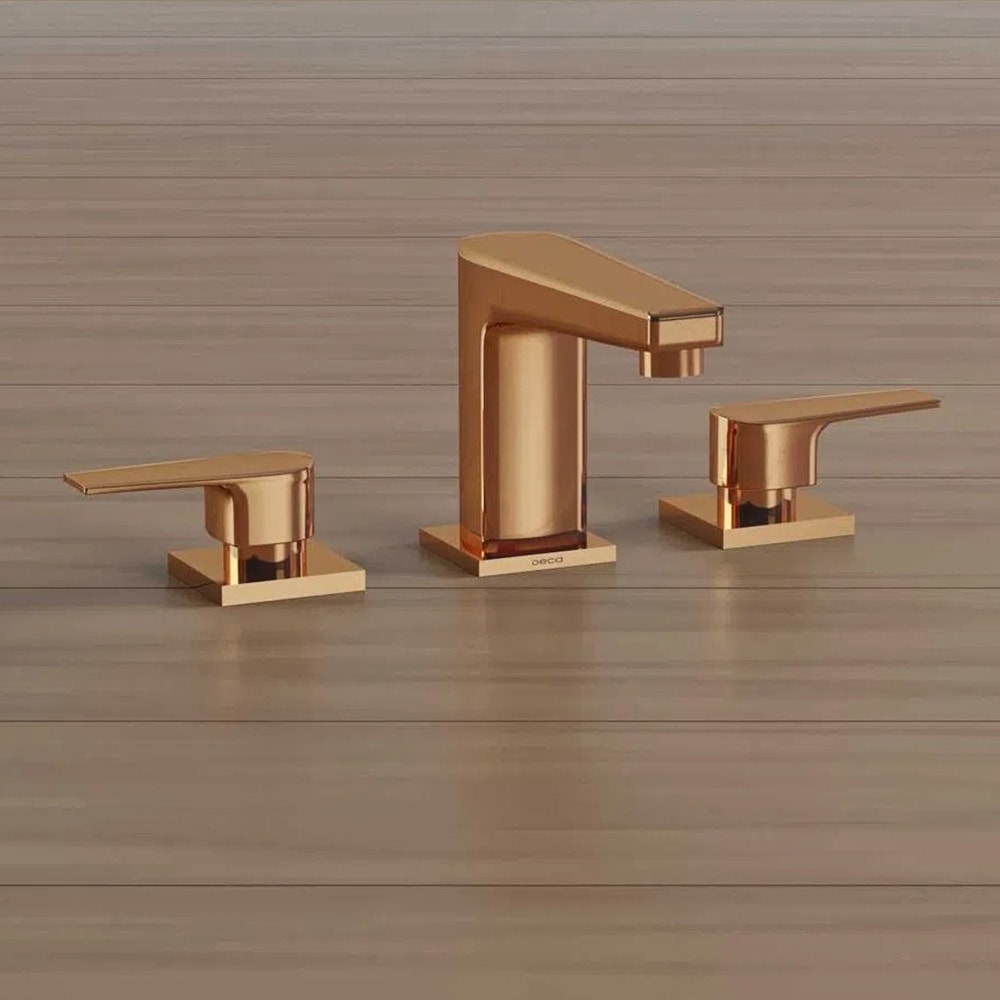 Torneira Misturador para Banheiro Deca Level Mesa Red Gold - 1875.GL26.RD
