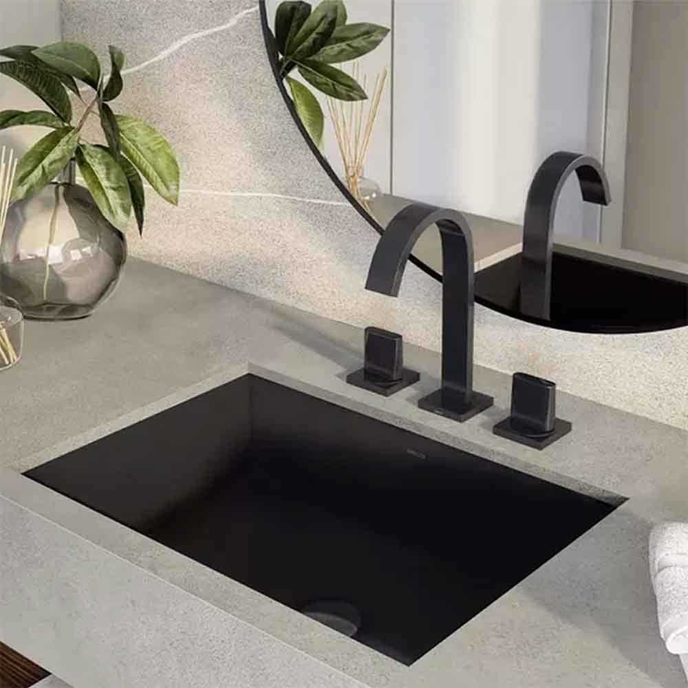 Torneira Misturador Para Banheiro Deca Polo Mesa Black Matte - 1877.BL33.MT