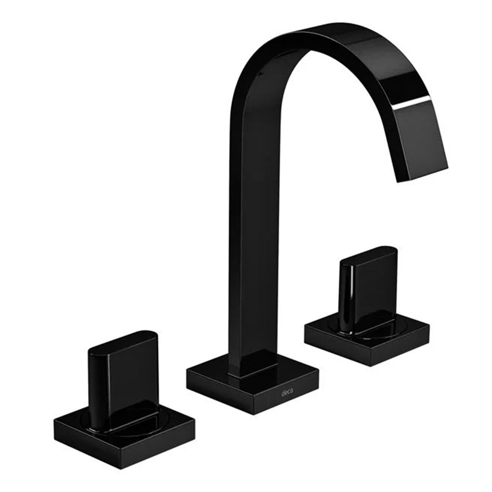 Torneira Misturador para Banheiro Deca Polo Mesa Black Noir - 1877.BL33.NO