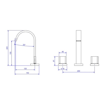 Torneira Misturador para Banheiro Deca Polo Mesa Red Gold - 1877.GL33.RD