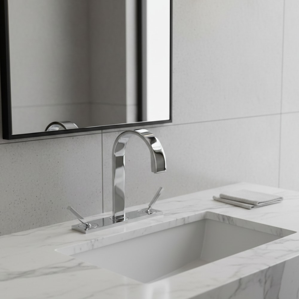 Torneira Misturador para Banheiro Deca Stick Mesa Cromado - 1877.C84