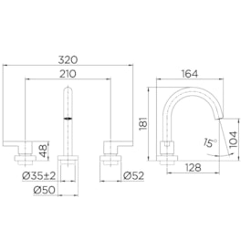 Torneira Misturador para Banheiro Docol Chess Mesa Cromado - 665206