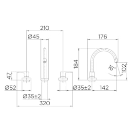 Torneira Misturador para Banheiro Docol Gali Mesa Cromado - 00799706