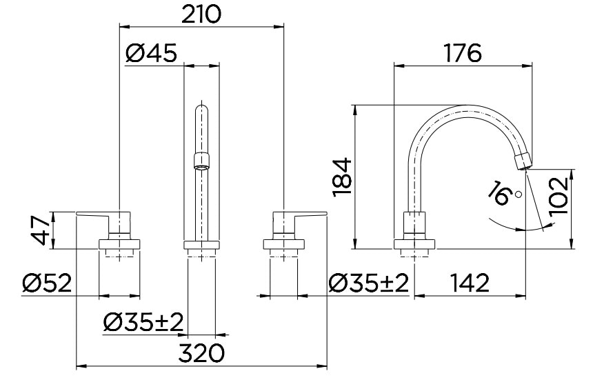 Torneira Misturador para Banheiro Docol Gali Mesa Cromado - 00799706