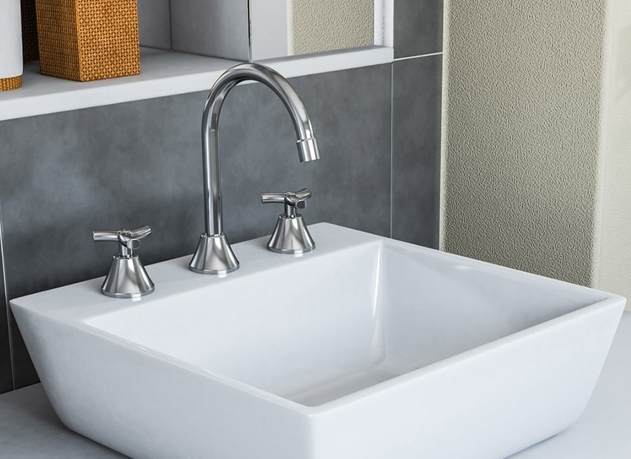 Torneira Misturador para Banheiro Docol Primor Mesa Cromado - 00671906