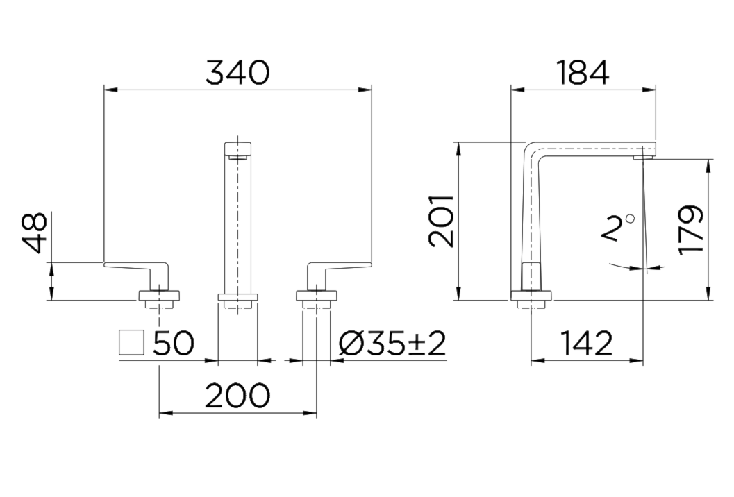 Torneira Misturador para Banheiro Docol Stillo Mesa Cromado - 00820406