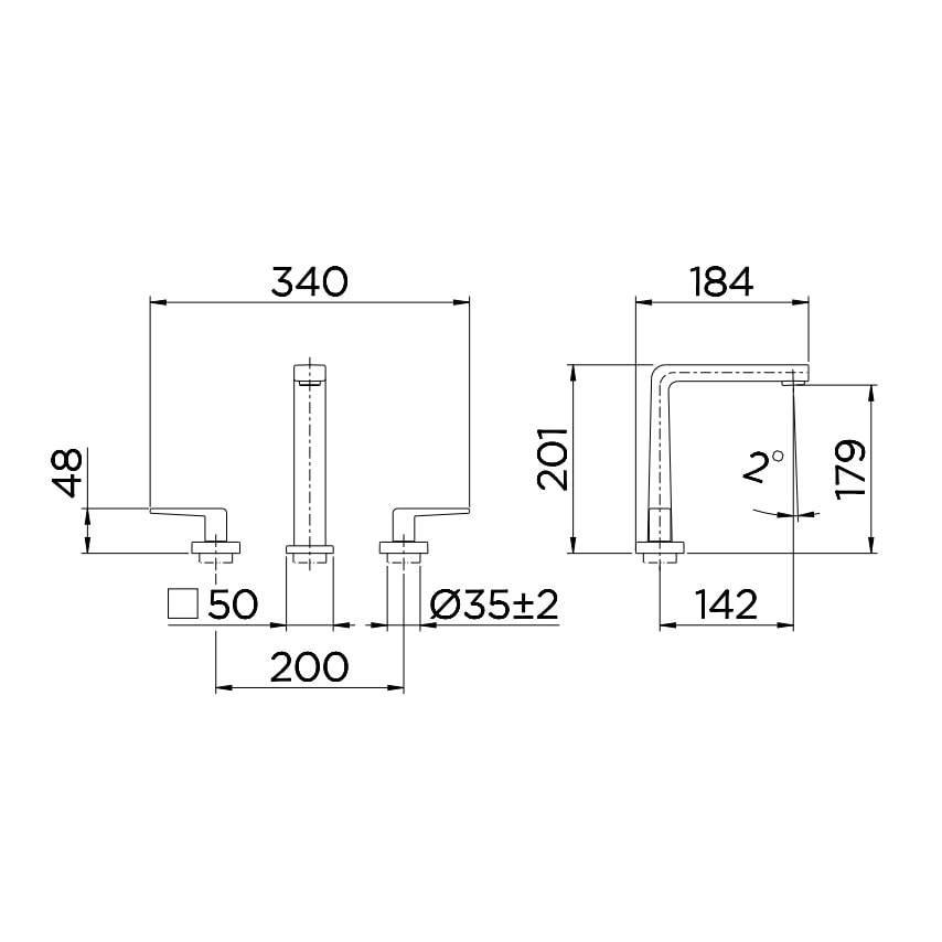 Torneira Misturador para Banheiro Docol Stillo Mesa Grafite Escovado - 00820470