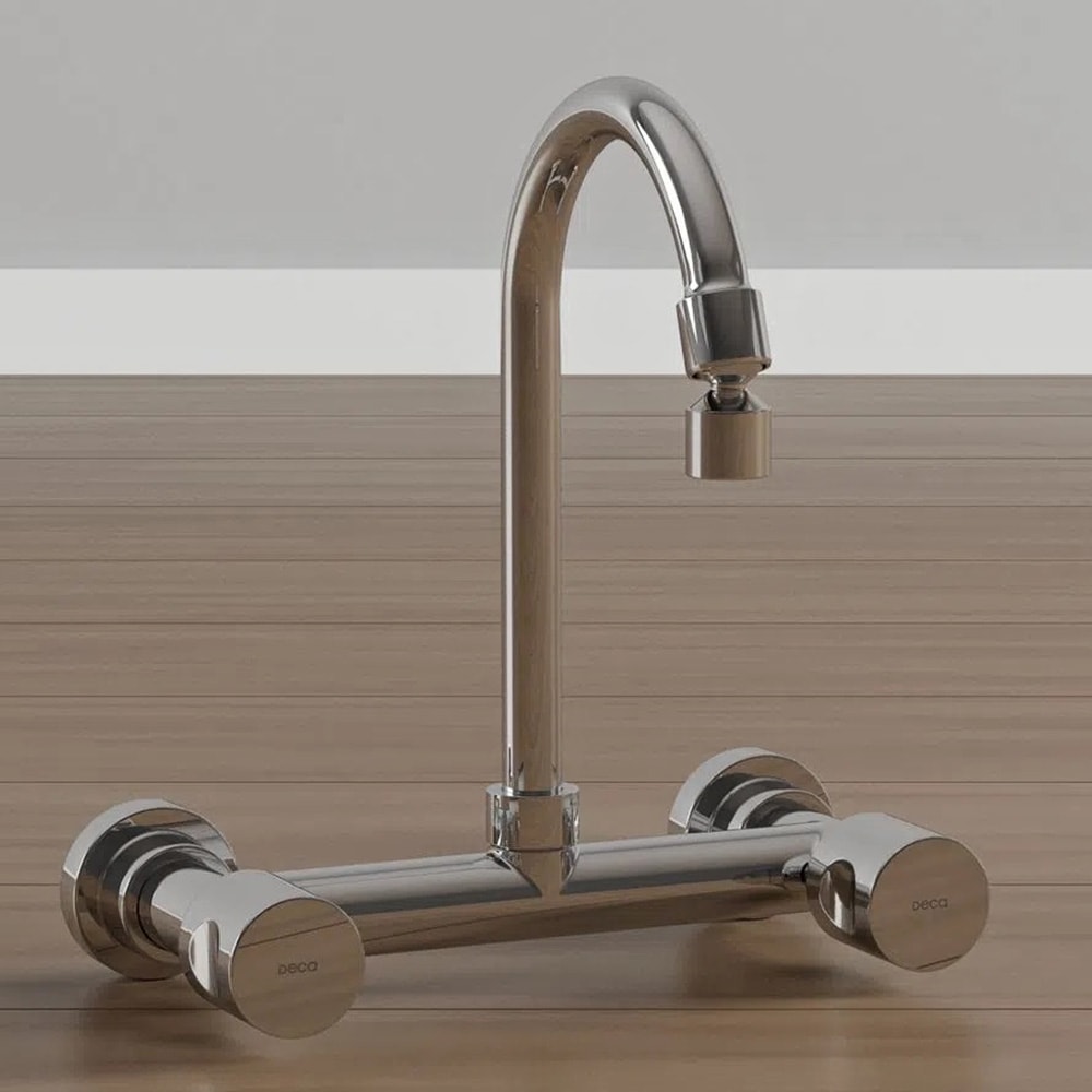 Torneira Misturador para Cozinha Deca Aspen Parede Cromado - 1258.C35