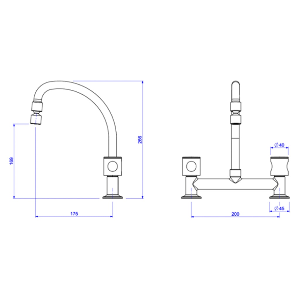 Torneira Misturador para Cozinha Deca Just Mesa Cromado - 1256.C27