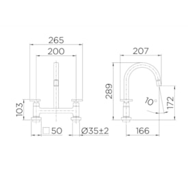 Torneira Misturador para Cozinha Docol City Mesa Cromado - 00877706