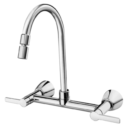 Torneira Misturador para Cozinha Docol Gali Parede Cromado - 801206