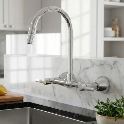 Torneira Misturador para Cozinha Docol Gali Parede Cromado - 801206