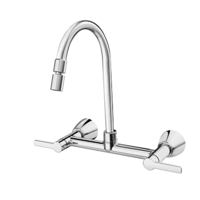 Torneira Misturador para Cozinha Docol Gali Parede Cromado - 801206