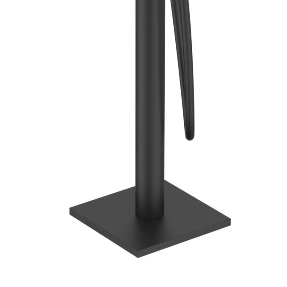 Torneira Monocomando para Banheira com Pedestal Dax Ada com Ducha Black - DAX-2822-AD-BL