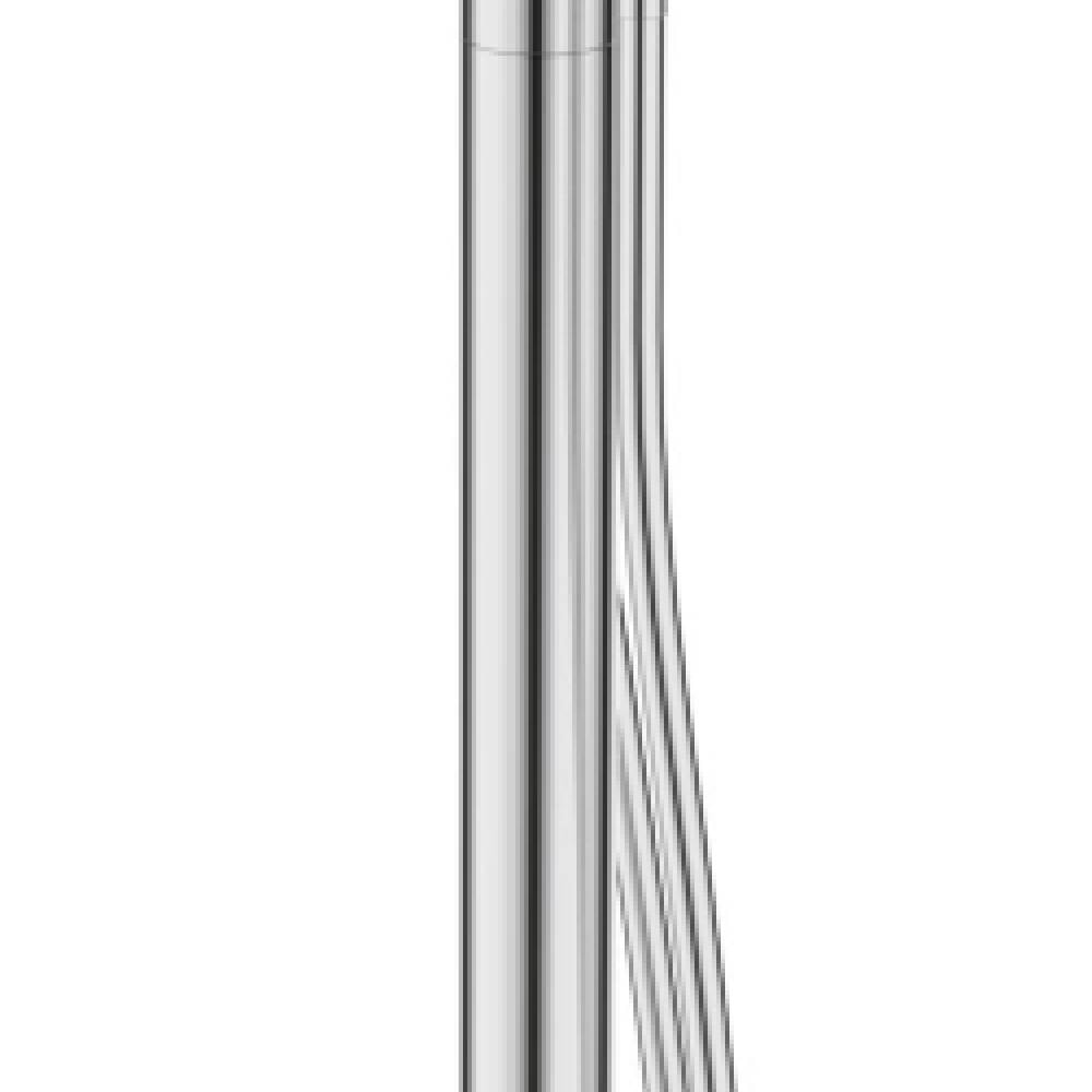 Torneira Monocomando para Banheira com Pedestal Dax Ada com Ducha Cromado - DAX-2822-AD-CR