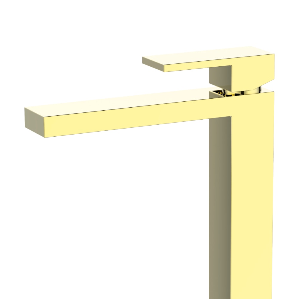Torneira Monocomando para Banheiro Dax Havel Mesa Bica Alta Gold - DAX-2885-HV-GD