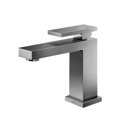 Torneira Monocomando para Banheiro Docol New Edge Bica Baixa Mesa Grafite Escovado - 00925370