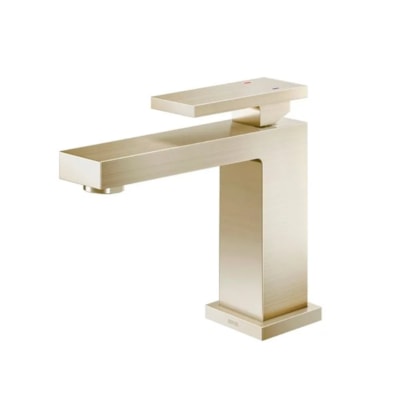 Torneira Monocomando para Banheiro Docol New Edge Bica Baixa Níquel Escovado - 90009253044