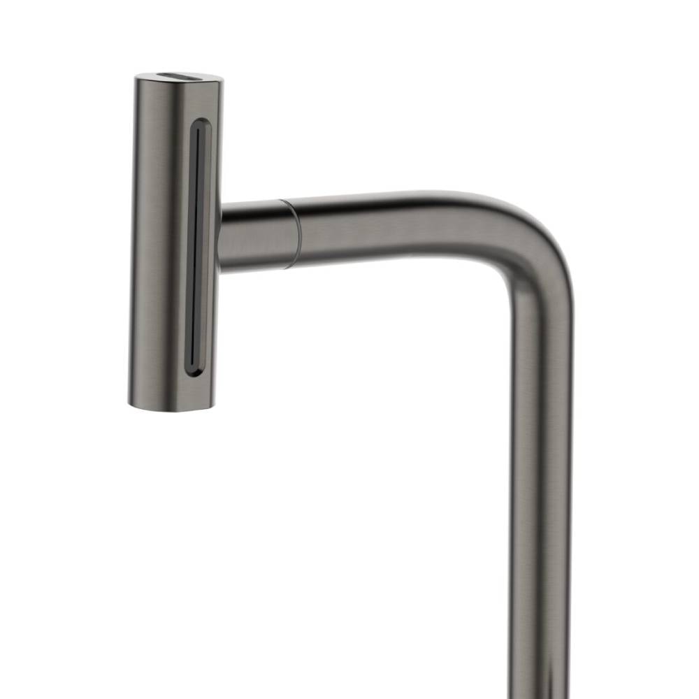 Torneira Monocomando para Cozinha Dax Ghazal com Ducha Movel Cinza - DAX-2255-GZ-GR