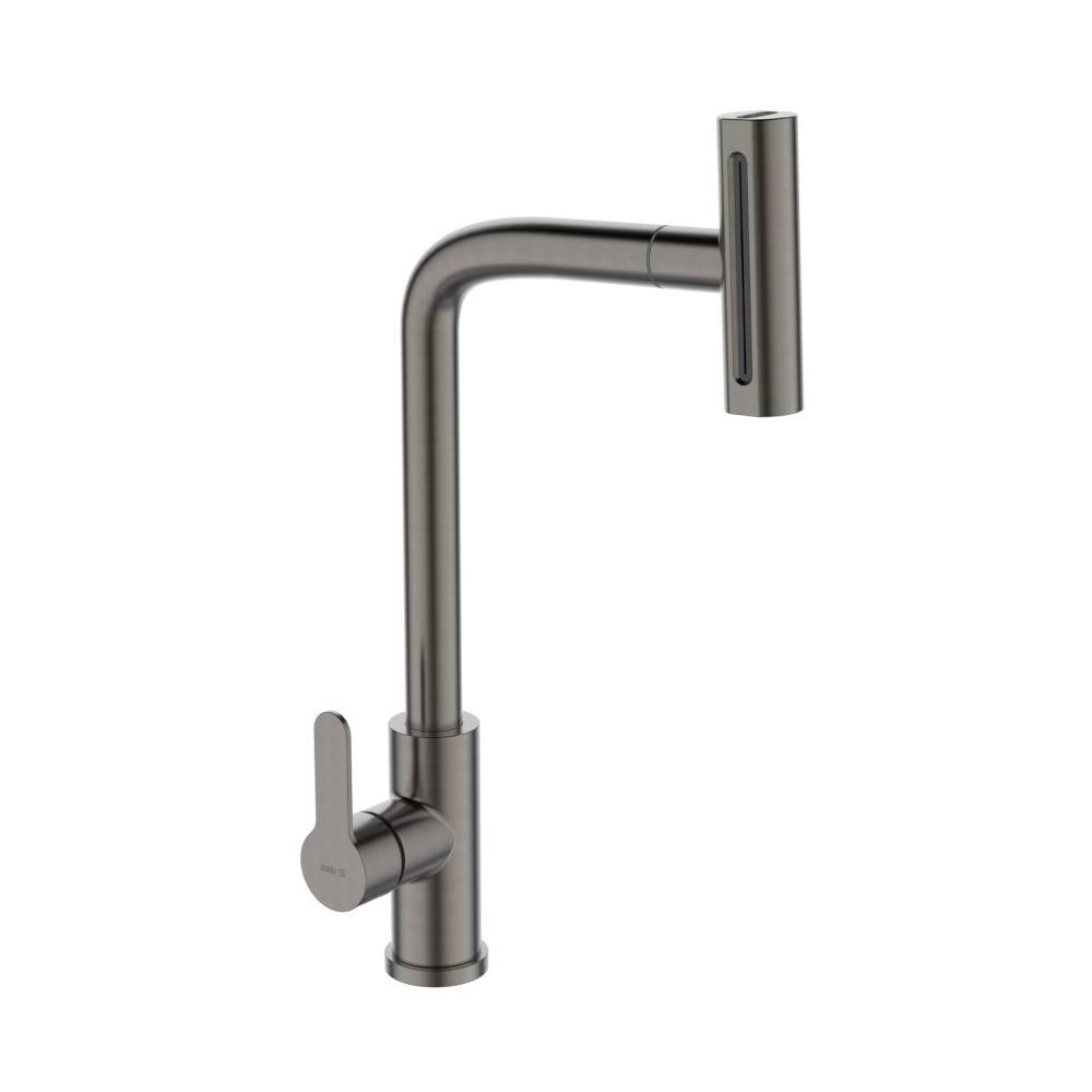 Torneira Monocomando para Cozinha Dax Ghazal com Ducha Movel Cinza - DAX-2255-GZ-GR