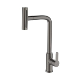 Torneira Monocomando para Cozinha Dax Ghazal com Ducha Movel Cinza - DAX-2255-GZ-GR