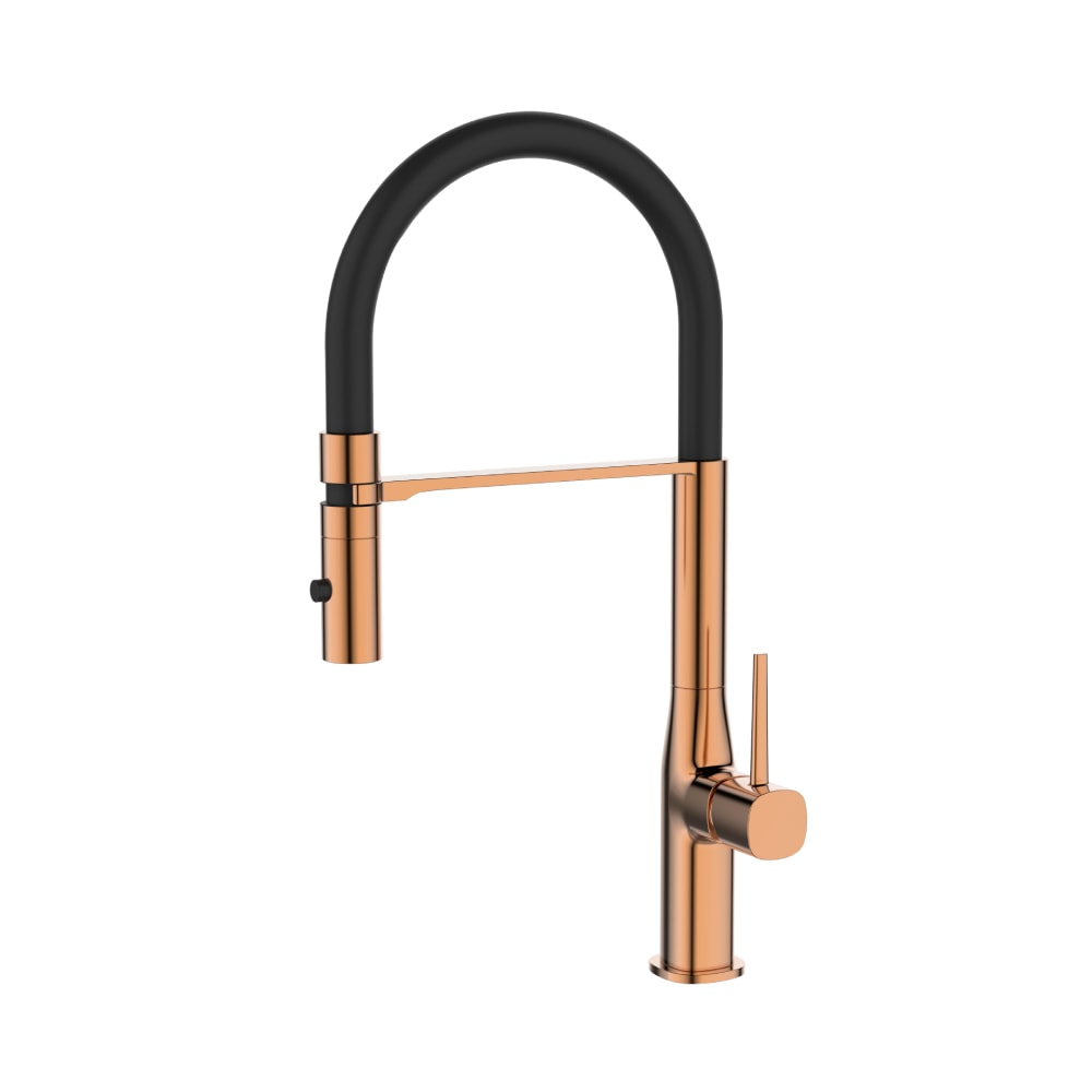 Torneira Monocomando para Cozinha Dax Thelon Mesa Rose Gold - DAX-2245-TL-RG