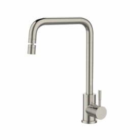 Torneira Monocomando para Cozinha de Mesa Dax Tera Aço Escovado - DAX-2246-TR-ST