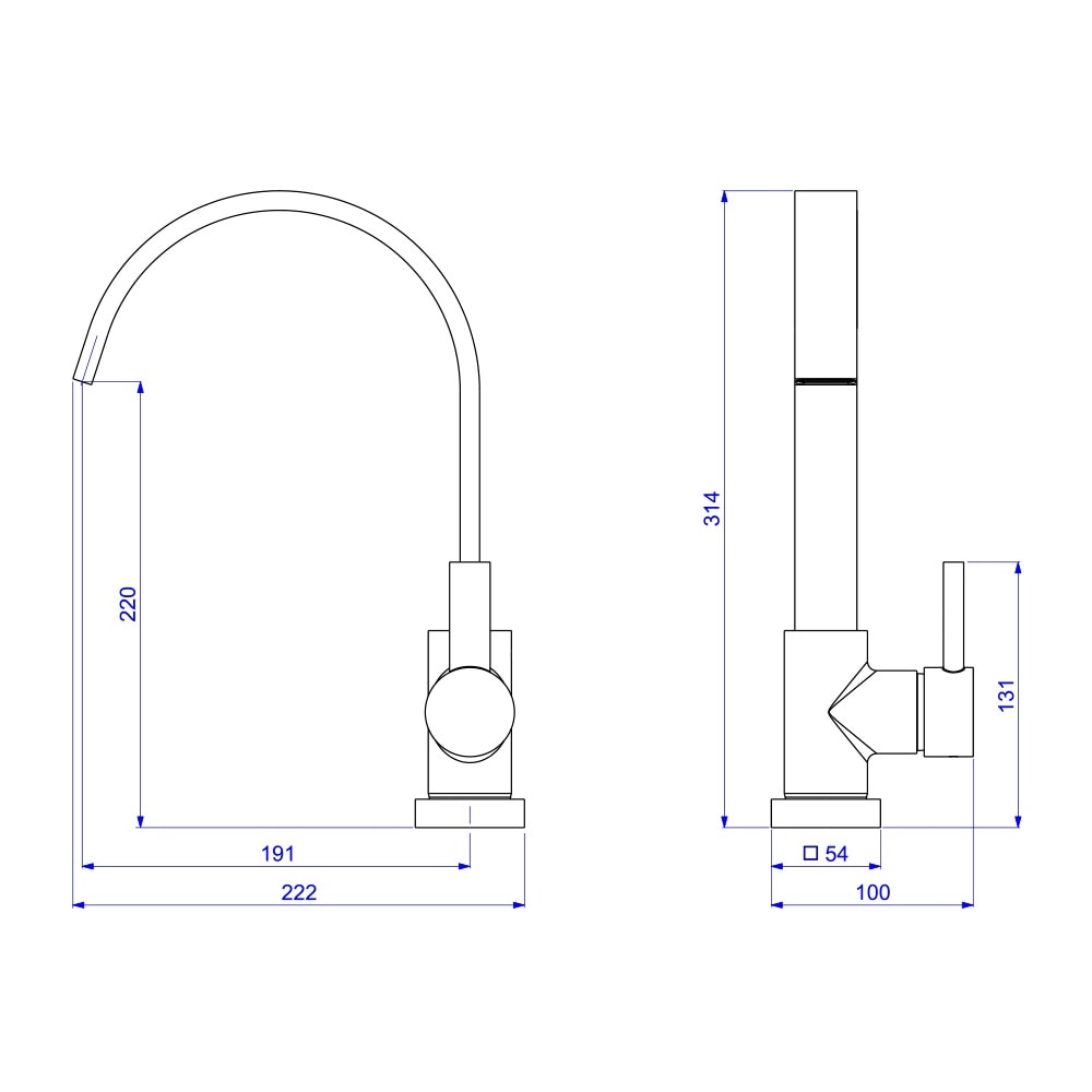Torneira Monocomando para Cozinha Deca Polo Bica Baixa Mesa Cromado - 2270.C33