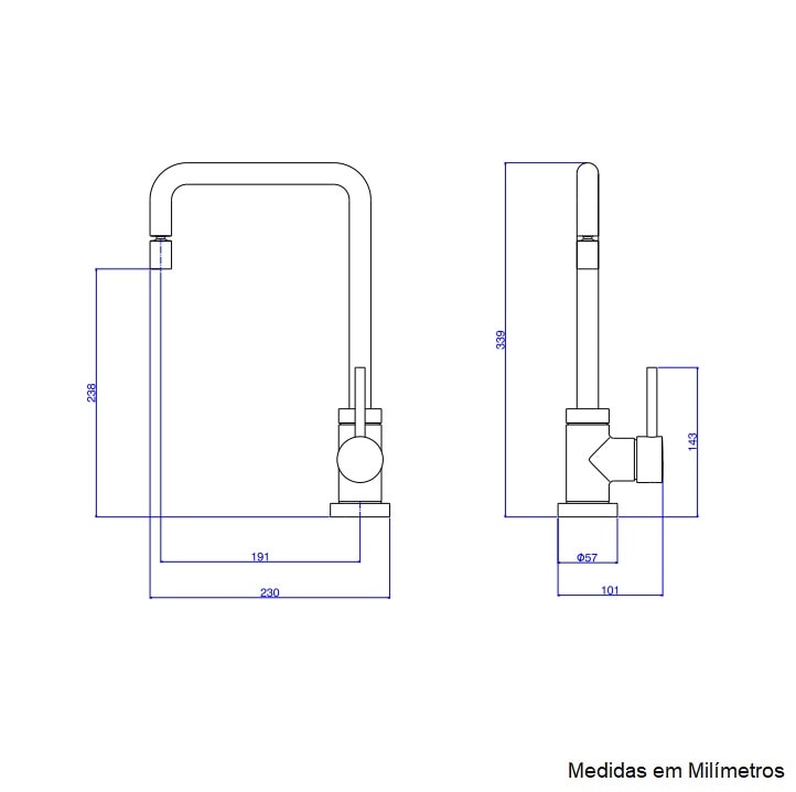 Torneira Monocomando para Cozinha Deca Spin Bica Alta Mesa Cromado - 2270.C72