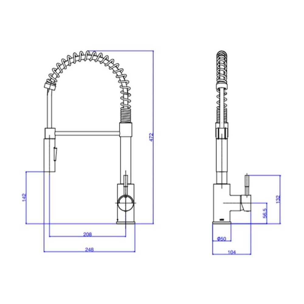 Torneira Monocomando para Cozinha Deca Spin One Gourmet Cromado - 2253.C