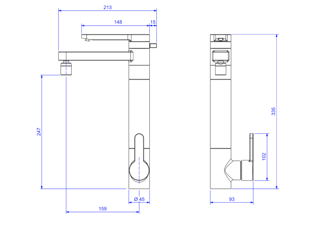 Torneira Monocomando para Cozinha Deca Twin com Purificador Mesa Cromado - 2240.C