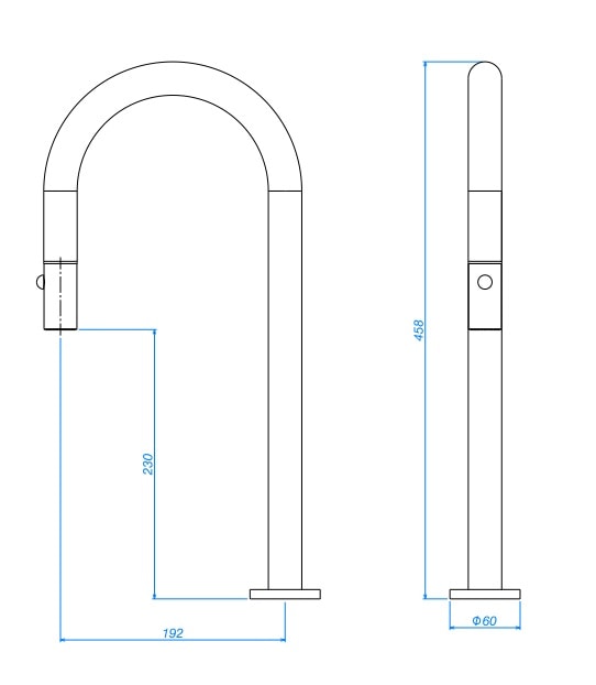 Torneira Monocomando para Cozinha Deca You Bica Alta Mesa Cromado - 1292.C99