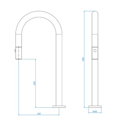 Torneira Monocomando para Cozinha Deca You Bica Alta Mesa Cromado - 1292.C99