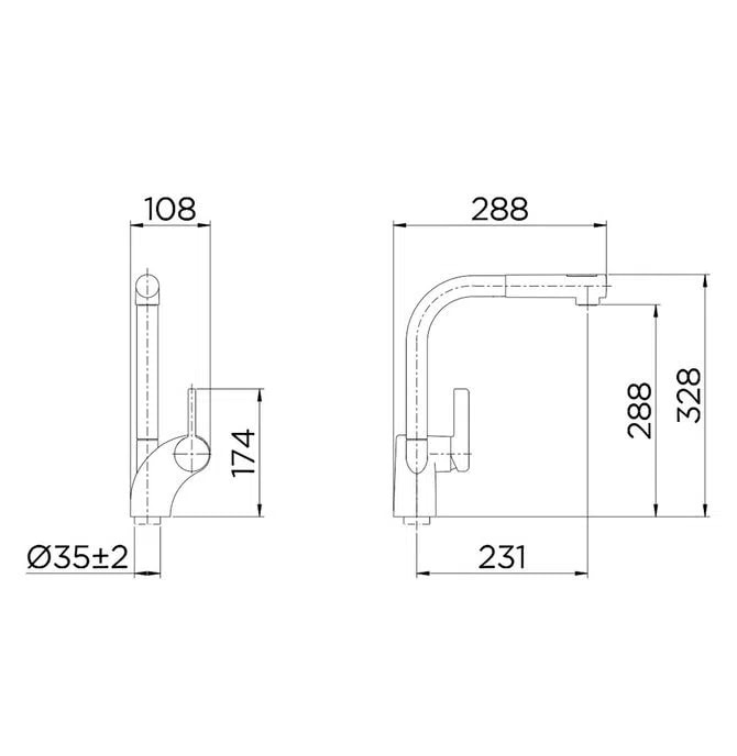 Torneira Monocomando para Cozinha Docol Massima Bica Alta Mesa Cromado - 611906