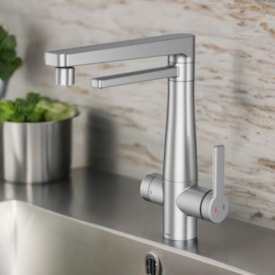 Torneira Monocomando para Cozinha Docol Vitals Purif Inox Escovado - 15796BH